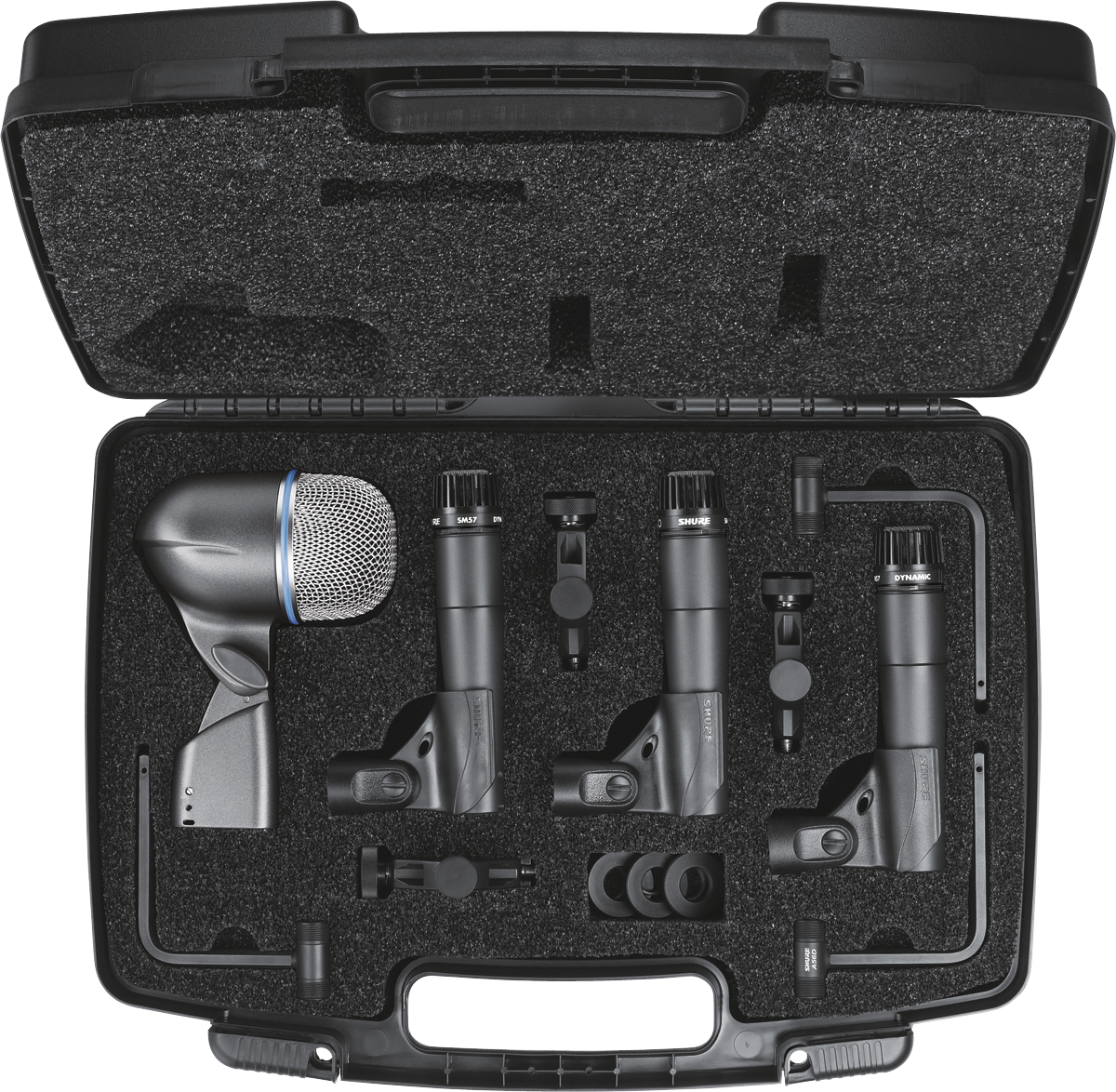 SHURE PGADRUMKIT4 mallette 4 micros batterie